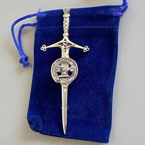 Scottish Clan Brodie Crest Kilt Or Brooch Pin NWOT​​​​​​​​